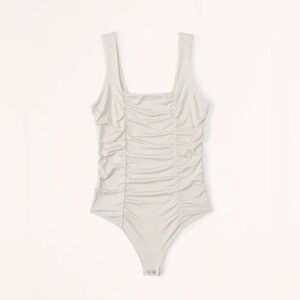 NWOT - Abercrombie & Fitch - Cream Bodysuit, size small